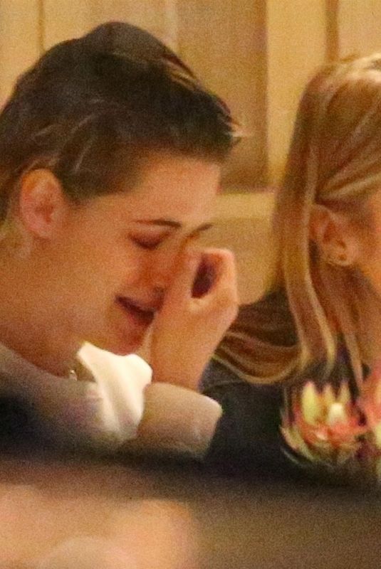 KRISTEN STEWART and STELLA MAXWELL Out for Dinner in Los Angeles 03/21/2018