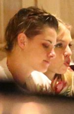 KRISTEN STEWART and STELLA MAXWELL Out for Dinner in Los Angeles 03/21/2018