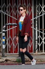 KRISTEN STEWART Out in Los Angeles 03/10/2018