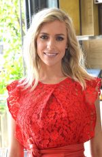 KRISTIN CAVALLARI in a Red Dress Arrives at a Studio in Los Angeles 03/01/2018