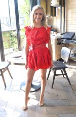 KRISTIN CAVALLARI in a Red Dress Arrives at a Studio in Los Angeles 03/01/2018