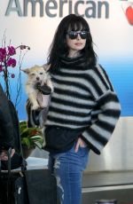 KRYSTEN RITTER and Adam Granduciel at LAX Airport in Los Angeles 02/28/2018