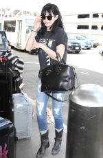 KRYSTEN RITTER and Adam Granduciel at LAX Airport in Los Angeles 02/28/2018