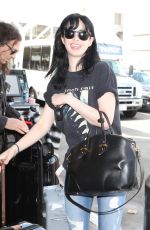 KRYSTEN RITTER and Adam Granduciel at LAX Airport in Los Angeles 02/28/2018
