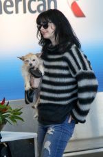 KRYSTEN RITTER and Adam Granduciel at LAX Airport in Los Angeles 02/28/2018