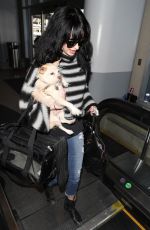 KRYSTEN RITTER and Adam Granduciel at LAX Airport in Los Angeles 02/28/2018