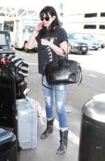 KRYSTEN RITTER and Adam Granduciel at LAX Airport in Los Angeles 02/28/2018