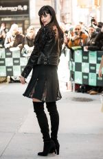 KRYSTEN RITTER Arrives at AOL Build in New York 03/06/2018