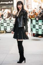 KRYSTEN RITTER Arrives at AOL Build in New York 03/06/2018