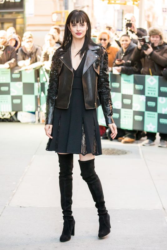 KRYSTEN RITTER Arrives at AOL Build in New York 03/06/2018