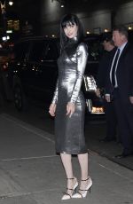 KRYSTEN RITTER at Late Show With Stephen Colbert in New York 03/01/2018