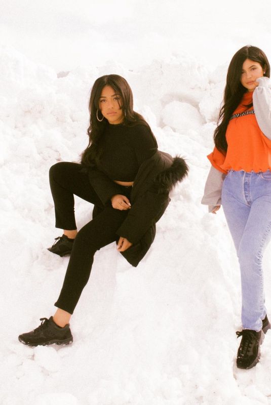 KYLIE JENNER and JORDYN WOODS in Wyoming, March 2018 Instagram Pictures