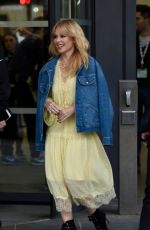 KYLIE MINOGUE Arrives at Quay House in Salford 03/23/2018