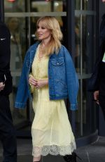 KYLIE MINOGUE Arrives at Quay House in Salford 03/23/2018