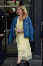 KYLIE MINOGUE Arrives at Quay House in Salford 03/23/2018