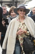 KYLIE MINOGUE at Piccadilly Train Station in Manchester 03/23/2018