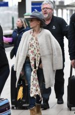 KYLIE MINOGUE at Piccadilly Train Station in Manchester 03/23/2018