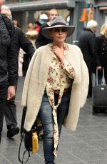 KYLIE MINOGUE at Piccadilly Train Station in Manchester 03/23/2018