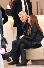 KYM MARSH on the Set of Coronation Street in Salford Quays in Manchester 03/22/2018