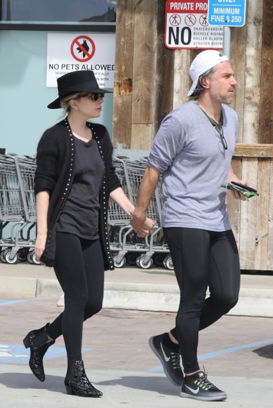 LADY GAGA and Christian Carino Out Shopping in Malibu 03/18/2018