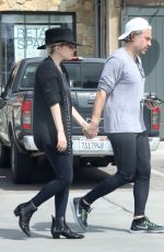 LADY GAGA and Christian Carino Out Shopping in Malibu 03/18/2018