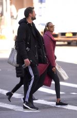 LAIS RIBEIRO and Jared Homan Out in New York 02/27/2018