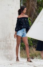 LAIS RIBEIRO on the Set of a Photoshoot in Miami 03/07/2018
