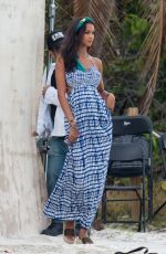 LAIS RIBEIRO on the Set of a Photoshoot in Miami 03/07/2018