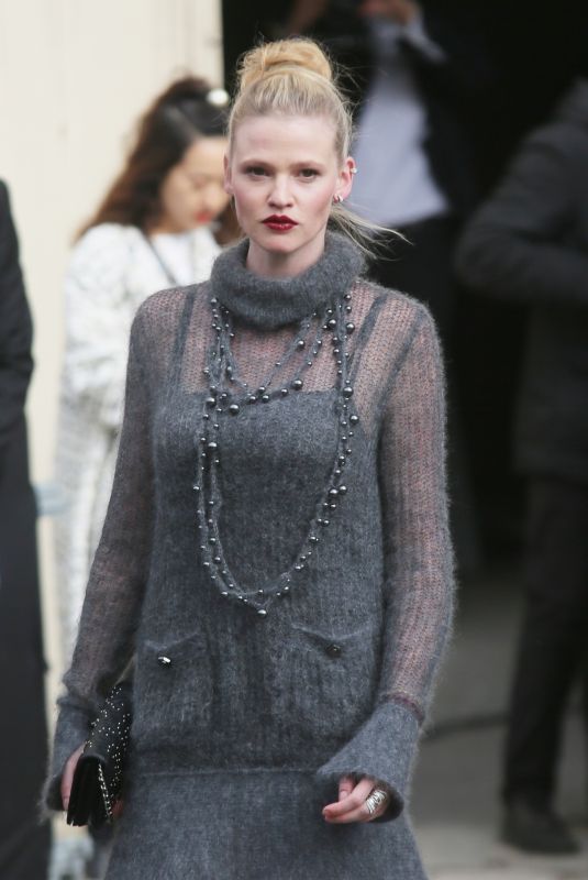 LARA STONE at Chanel Forest Runway Show in Paris 03/06/2018