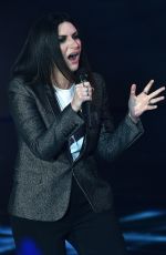 LAURA PUASINI Perfors at Che Tempo Che Fa in Milan 03/18/2018