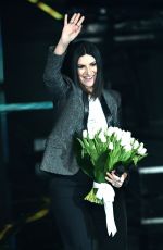 LAURA PUASINI Perfors at Che Tempo Che Fa in Milan 03/18/2018