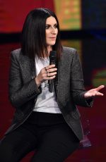 LAURA PUASINI Perfors at Che Tempo Che Fa in Milan 03/18/2018