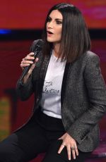 LAURA PUASINI Perfors at Che Tempo Che Fa in Milan 03/18/2018