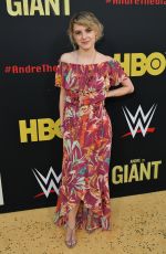 LAURA SLADE WIGGINS at Andre the Giant Premiere in Los Angeles 03/29/2018