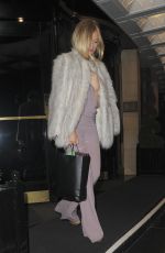 LAURA WHITMORE Leaves Dorchester Hotel in London 03/18/2018