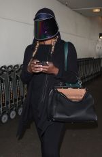 LAVERNE COX at Los Angeles International Airport 03/23/2018