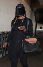 LAVERNE COX at Los Angeles International Airport 03/23/2018