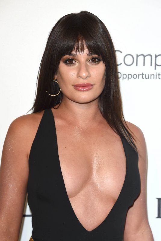 LEA MICHELE at Eton John Aids Foundation Academy Awards Viewing Party in Los Angeles 03/04/2018