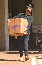 LEA MICHELE at Fedex in Los Angeles 03/26/2018