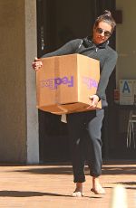 LEA MICHELE at Fedex in Los Angeles 03/26/2018