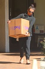 LEA MICHELE at Fedex in Los Angeles 03/26/2018