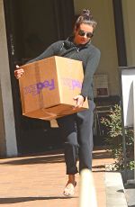 LEA MICHELE at Fedex in Los Angeles 03/26/2018
