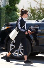 LEA MICHELE Leaves a Spa in Brentwood 03/24/2018