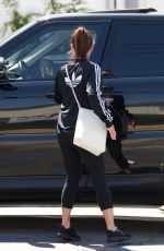 LEA MICHELE Leaves a Spa in Brentwood 03/24/2018
