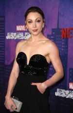 LEAH GIBSON at Jessica Jones Season 2 Premiere in New York 03/07/2018