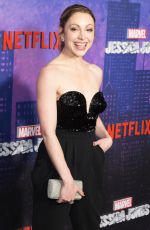 LEAH GIBSON at Jessica Jones Season 2 Premiere in New York 03/07/2018