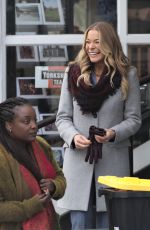 LEANN RIMES on the Set of Her New Christmas Movie in Vancouver 03/20/2018