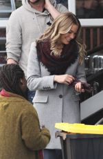 LEANN RIMES on the Set of Her New Christmas Movie in Vancouver 03/20/2018
