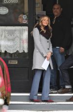 LEANN RIMES on the Set of Her New Christmas Movie in Vancouver 03/20/2018