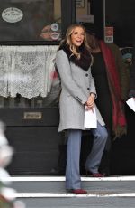 LEANN RIMES on the Set of Her New Christmas Movie in Vancouver 03/20/2018